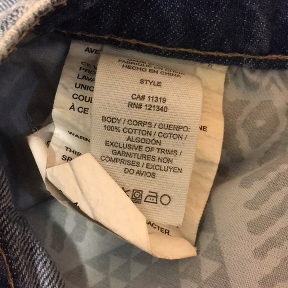 Garage destroyed denim acid wash shorts - Picture 4 of 4